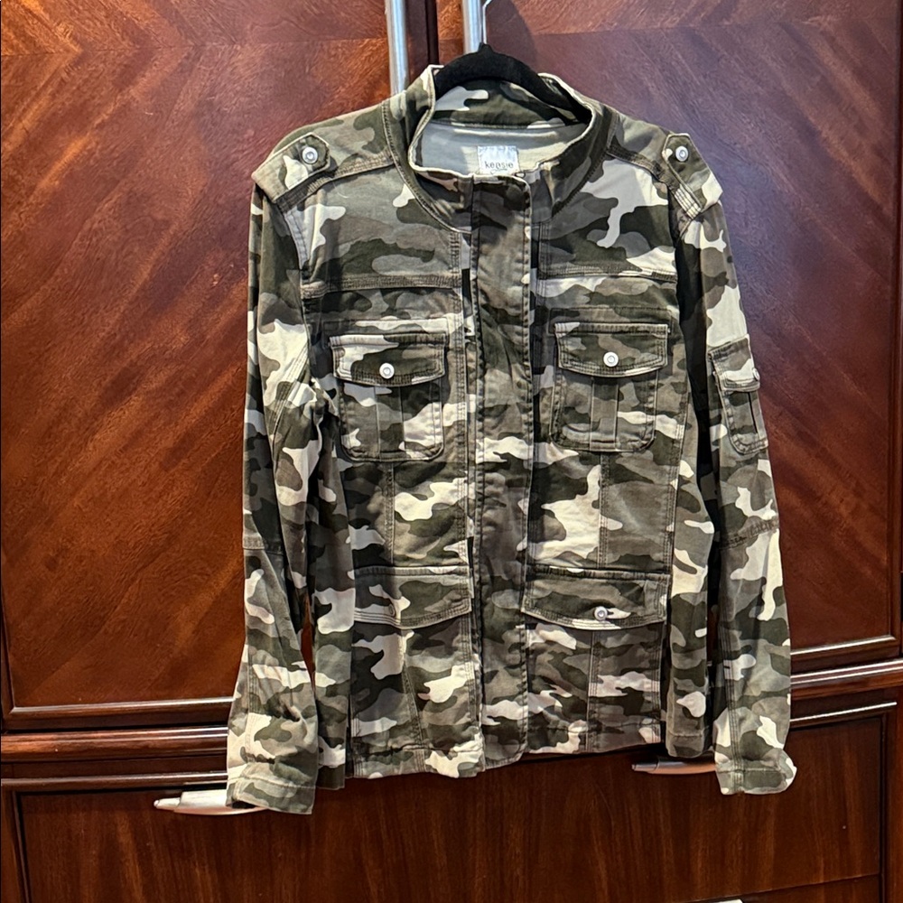 Kensie Camouflage Utility Jacket